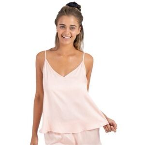 ETTITUDE Sateen Cami Top in Cloud Pink  - Women’s Sizes Small & Medium - New